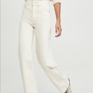 Levi’s White Wide-Leg Jeans